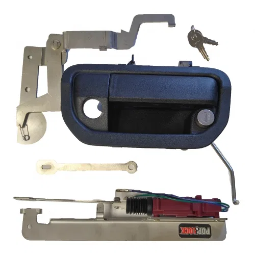 PL8675 – POPNLOCK LLC Tailgate Lock, Locks Tailgate Direct Fit Manual and Power Black Plastic